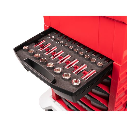 Main product image of 3/8" Drive 6-Point Socket Set with Open Top Drawer and Rack, 38-Piece (6-24mm)
