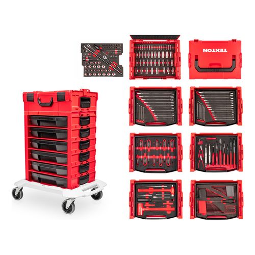 Main product image of 248-Piece Tool Set in Modular Stacking Tool Cart (6-Drawer)