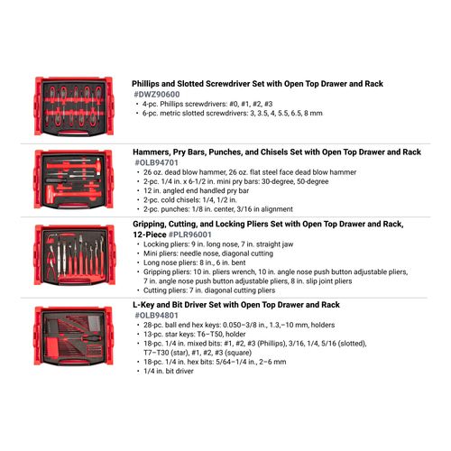 Main product image of 248-Piece Tool Set in Modular Stacking Tool Cart (6-Drawer)