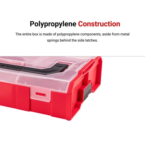 Main product image of Red Mini Stacking Tool Box w/ Dividers, Red (L-BOXX Mini)