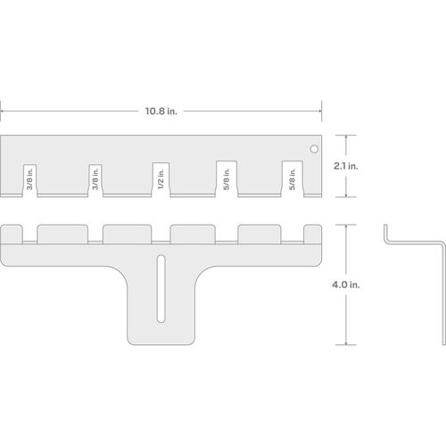 Main product image of 5-Tool Pry Bar Wall Hanger
