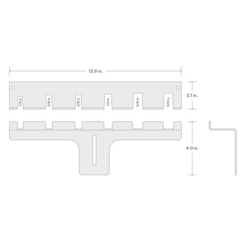 Main product image of 6-Tool Pry Bar Wall Hanger