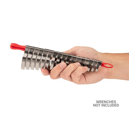 Main product image of 3/8" Drive x 10" Tool Crowfoot Wrench Organizer Key (Red)