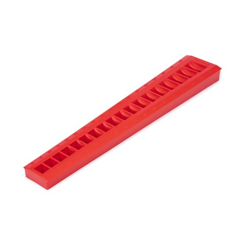 Main product image of 18-Tool 3/8" Drive Flare Nut Crowfoot Wrench Organizer Rack, Red (8-27mm)