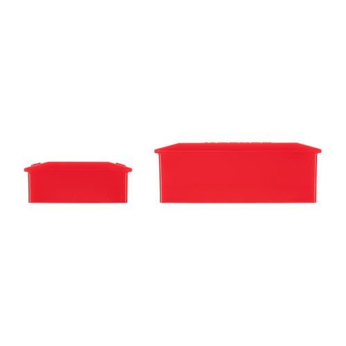 Main product image of 18-Tool 3/8" Drive Flare Nut Crowfoot Wrench Organizer Rack, Red (8-27mm)