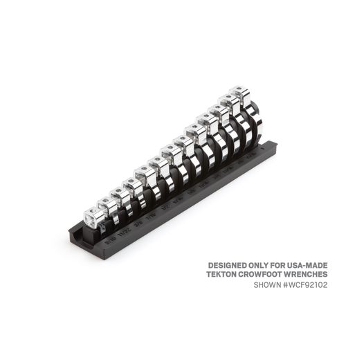 Main product image of 13-Tool 3/8" Drive Crowfoot Wrench Organizer Rack, Black (5/16-1")