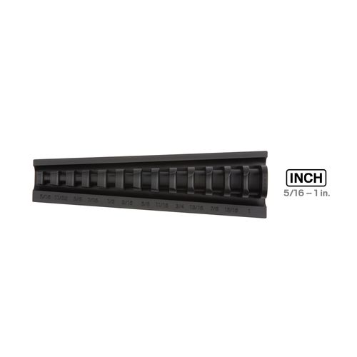 Main product image of 13-Tool 3/8" Drive Crowfoot Wrench Organizer Rack, Black (5/16-1")