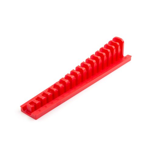 Main product image of 17-Tool 3/8" Drive Crowfoot Wrench Organizer Rack, Red (8-24mm)
