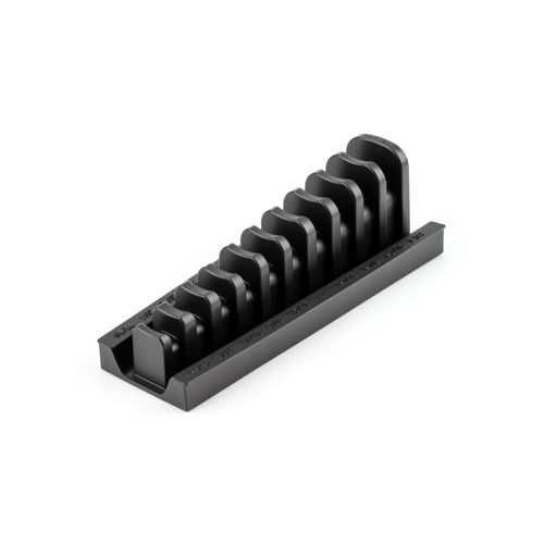 Main product image of 10-Tool 1/2" Drive Crowfoot Wrench Organizer Rack, Black (11/16 - 1-1/4")