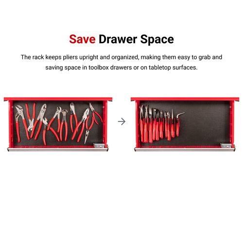 Main product image of 10-Tool Pliers Organizer Rack