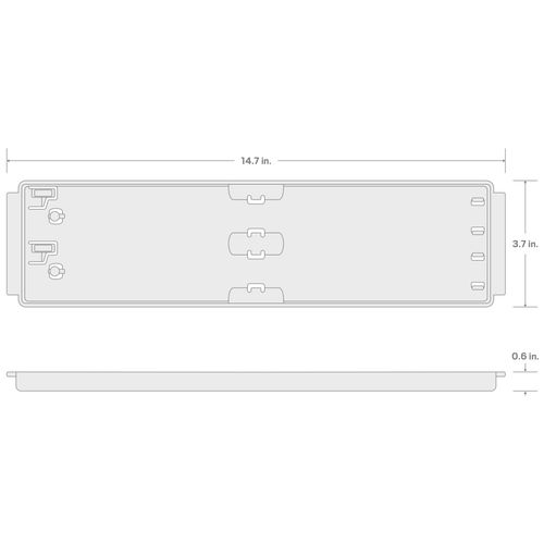Main product image of 13" 2-Rail Tray