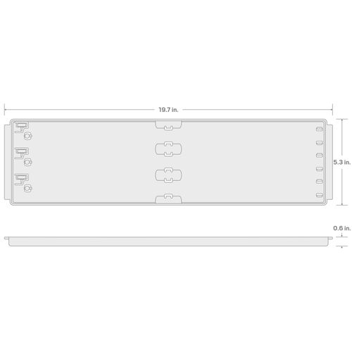 Main product image of 18" 3-Rail Tray