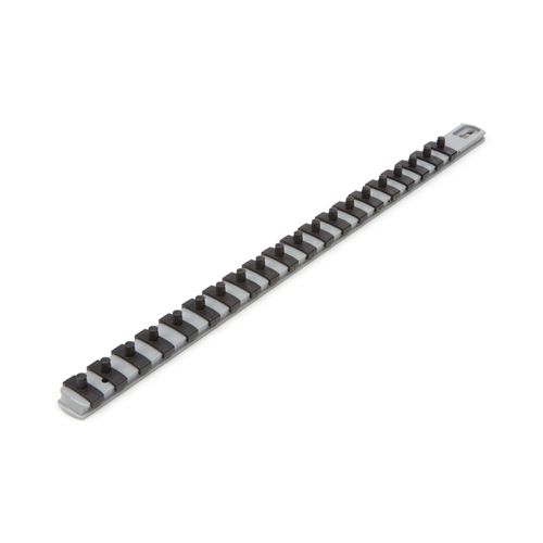 Main product image of 1/4" Drive x 18" Socket Rail, 20 Clips (Gray)