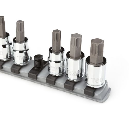 Main product image of 3/8" Drive x 18" Socket Rail, 20 Clips (Gray)