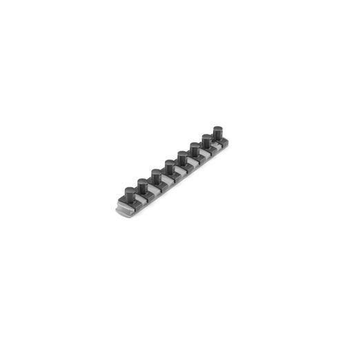 Main product image of 1/2" Drive x 8" Socket Rail, 8 Clips (Gray)