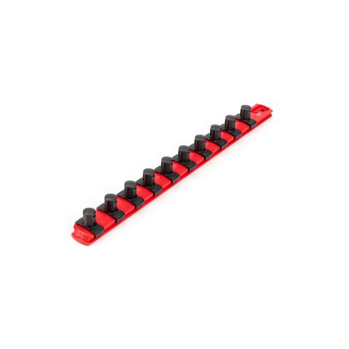 Main product image of 1/2" Drive x 13" Socket Rail, 10 Clips (Red)