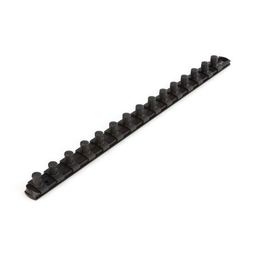 Main product image of 1/2" Drive x 18" Socket Rail, 15 Clips (Black)