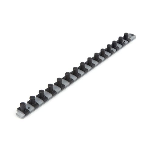 Main product image of 1/2" Drive x 18" Socket Rail, 15 Clips (Gray)