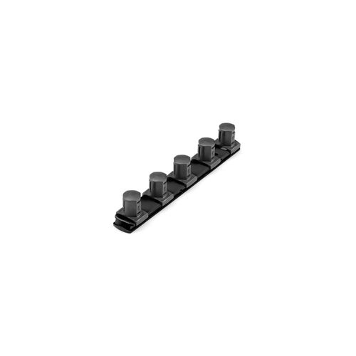 Main product image of 3/4" Drive x 8" Socket Rail, 5 Clips (Black)