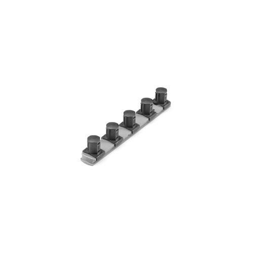 Main product image of 3/4" Drive x 8" Socket Rail, 5 Clips (Gray)