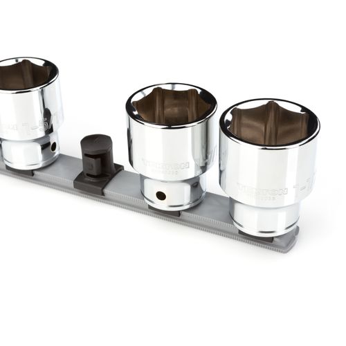 Main product image of 3/4" Drive x 18" Socket Rail, 10 Clips (Gray)