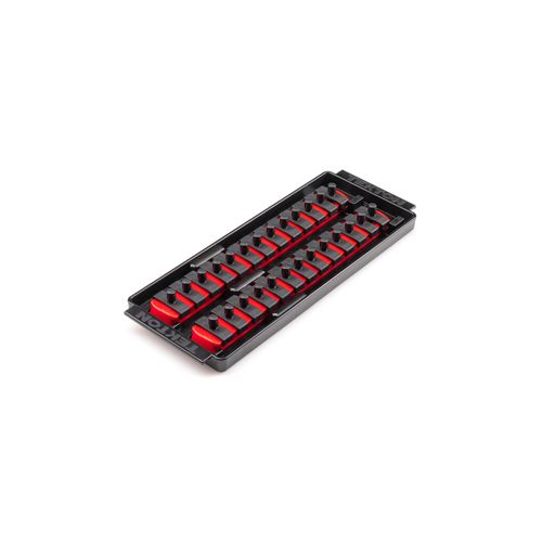 Main product image of 1/4" Drive 2-Rail Socket Organizer Set, Red (26-Tool)