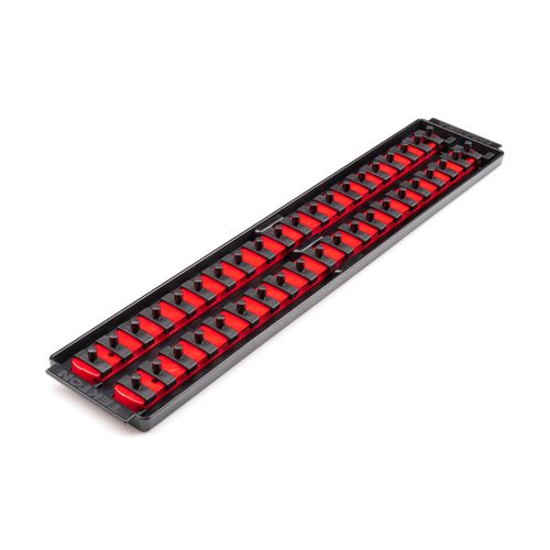 Main product image of 1/4" Drive 2-Rail Socket Organizer Set, Red (40-Tool)