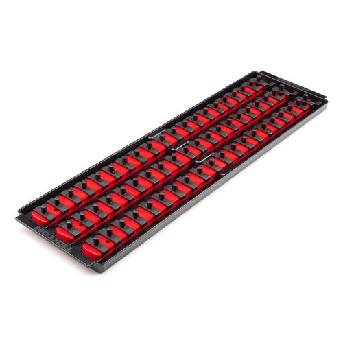 Main product image of 1/4" Drive 3-Rail Socket Organizer Set, Red (60-Tool)