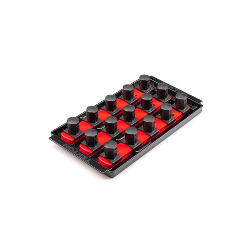 Main product image of 3/4" Drive 3-Rail Socket Organizer Set, Red (15-Tool)