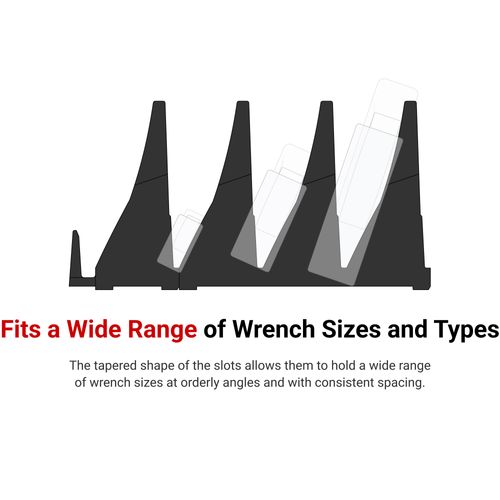 Main product image of 40-Tool Modular Wrench Organizer Set (Black)