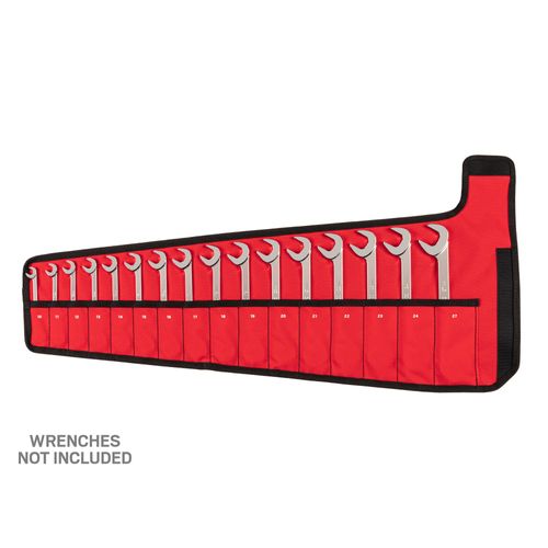 Main product image of 16-Tool Angle Head Wrench Pouch (Red, 10 - 27mm)