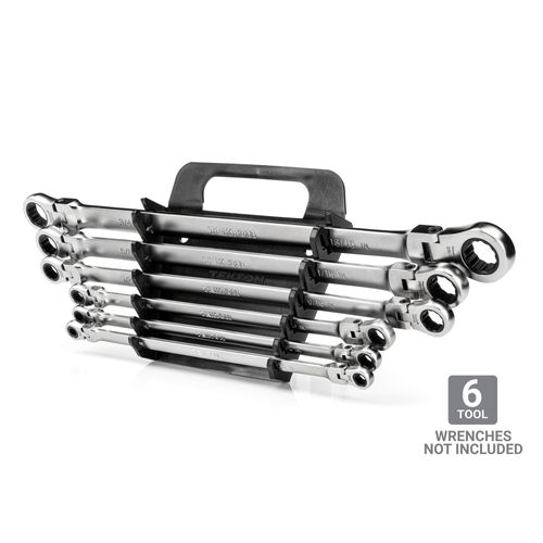 Main product image of 6-Tool Long Flex 12-Point Ratcheting Box End Wrench Holder (Black)