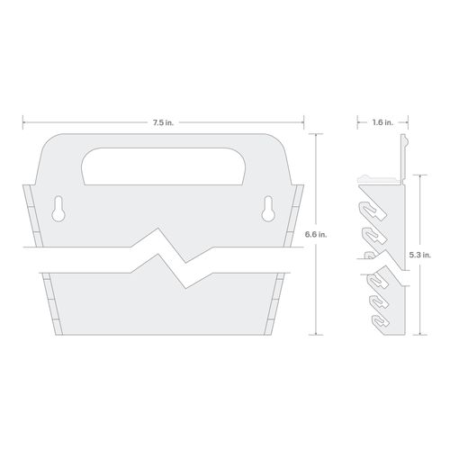 Main product image of 6-Tool Long Flex 12-Point Ratcheting Box End Wrench Holder (Black)