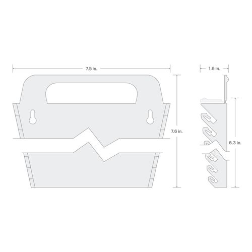 Main product image of 7-Tool Long Flex 12-Point Ratcheting Box End Wrench Holder (Red)