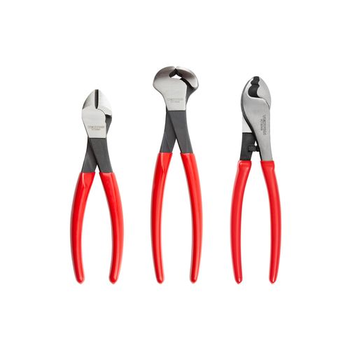 Main product image of Cutting Pliers Set, 3-Piece (Diagonal, End, Cable Cutting)