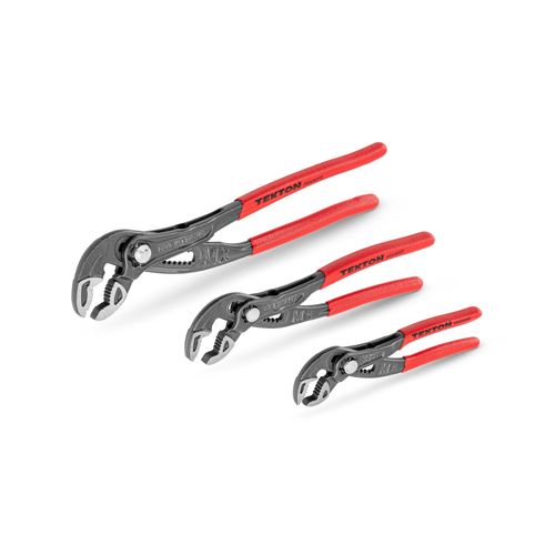 Main product image of Angle Nose Push Button Adjustable Pliers Set, 3-Piece (5", 7", 10")