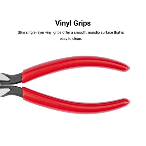 Main product image of 6" 70-Degree Bent Smooth Jaw Long Nose Pliers