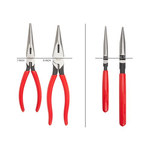 Main product image of Long Nose Pliers Set, 3-Piece (7, 8, 6" Bent)