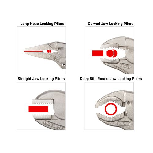 Main product image of Locking Pliers and Clamps Set (18 Pieces)
