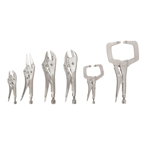Main product image of Locking Pliers and C-Clamp Set (6-Piece)