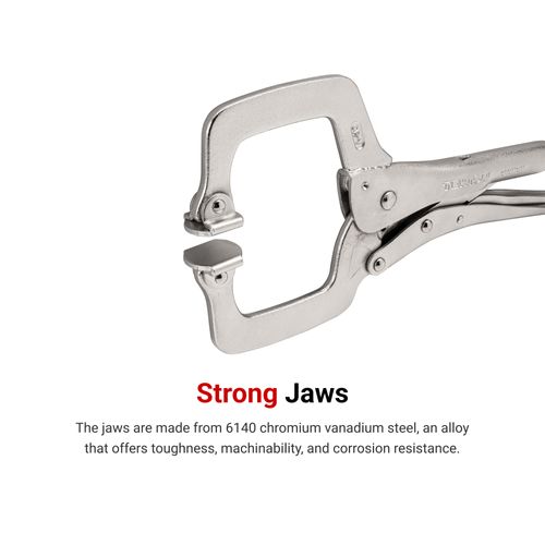Main product image of Locking Pliers and Swivel C-Clamp Set (6-Piece)