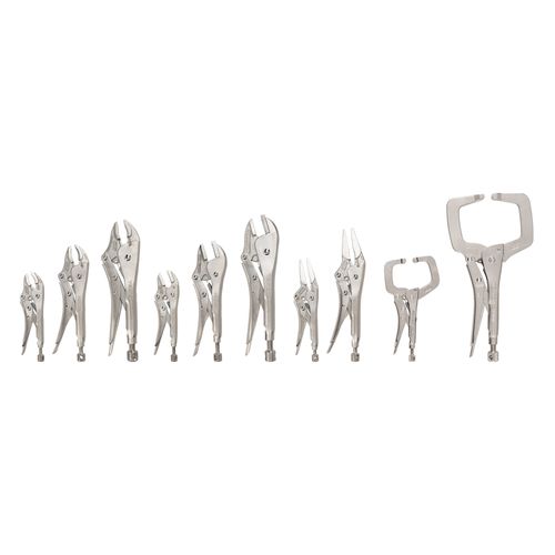 Main product image of Locking Pliers and C-Clamp Set (10-Piece)