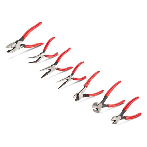 Main product image of Pliers Set, 7-Piece (Long Nose, Diagonal Cutting, End Cutting, Cable Cutting, Lineman's)