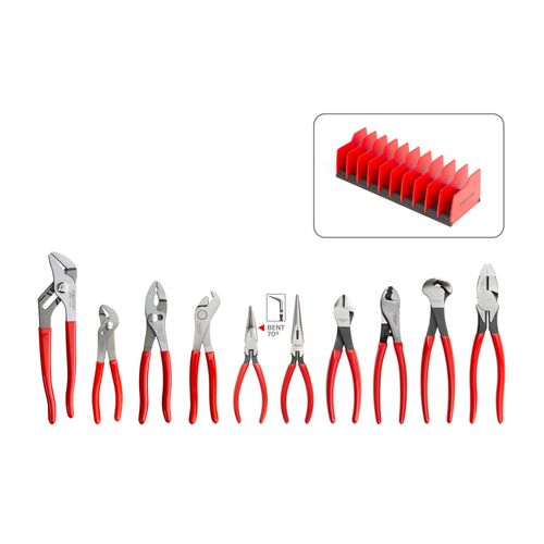 Main product image of Gripping and Cutting Pliers Set with Rack (10-Piece)