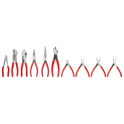 Main product image of Gripping, Cutting, Mini Pliers Set with Rack (10-Piece)