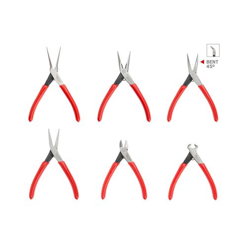 Main product image of Mini Pliers Set, 6-Piece (Needle Nose, Long Nose, Flat Nose, Cutting)