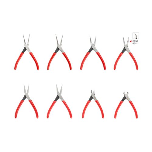 Main product image of Mini Pliers Set, 8-Piece (Needle Nose, Long Nose, Flat Nose, Cutting)