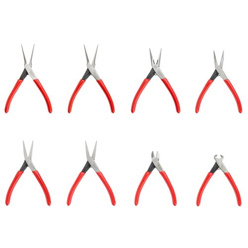 Main product image of Mini Pliers Set, 8-Piece (Needle Nose, Long Nose, Flat Nose, Cutting)