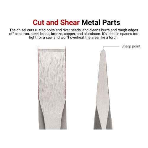Main product image of Cold Chisel Set, 3-Piece (1/2, 3/4, 1")