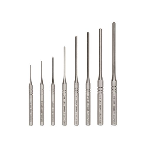 Main product image of Roll Pin Punch Set, 8-Piece (1/16-1/4")